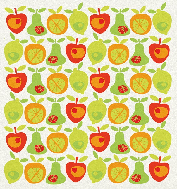 Fruit Pattern Card designed by Sean Sims